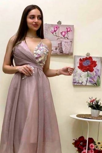فستان جازار طويل