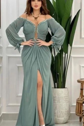 فستان سهرة تيفاني شيفون