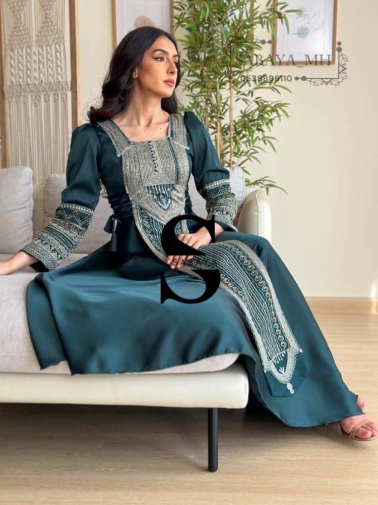 فستان عسيري تفته طويل