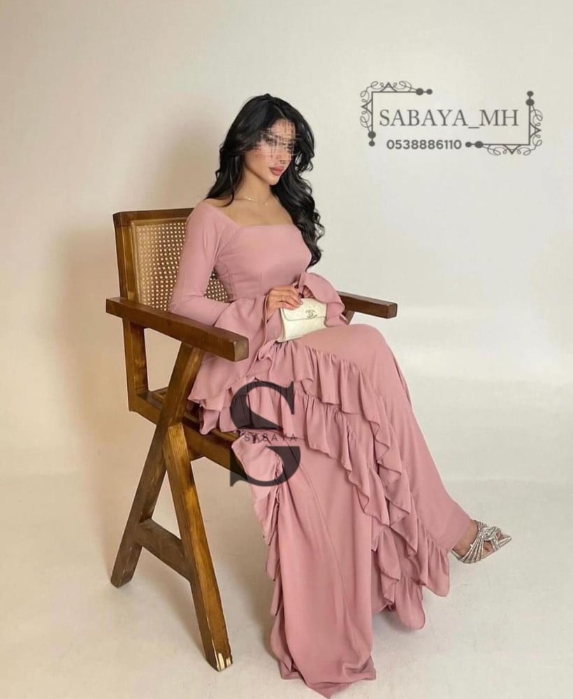 فستان شيفون مكرمش - أناقة ناعمة بتفاصيل مميزة