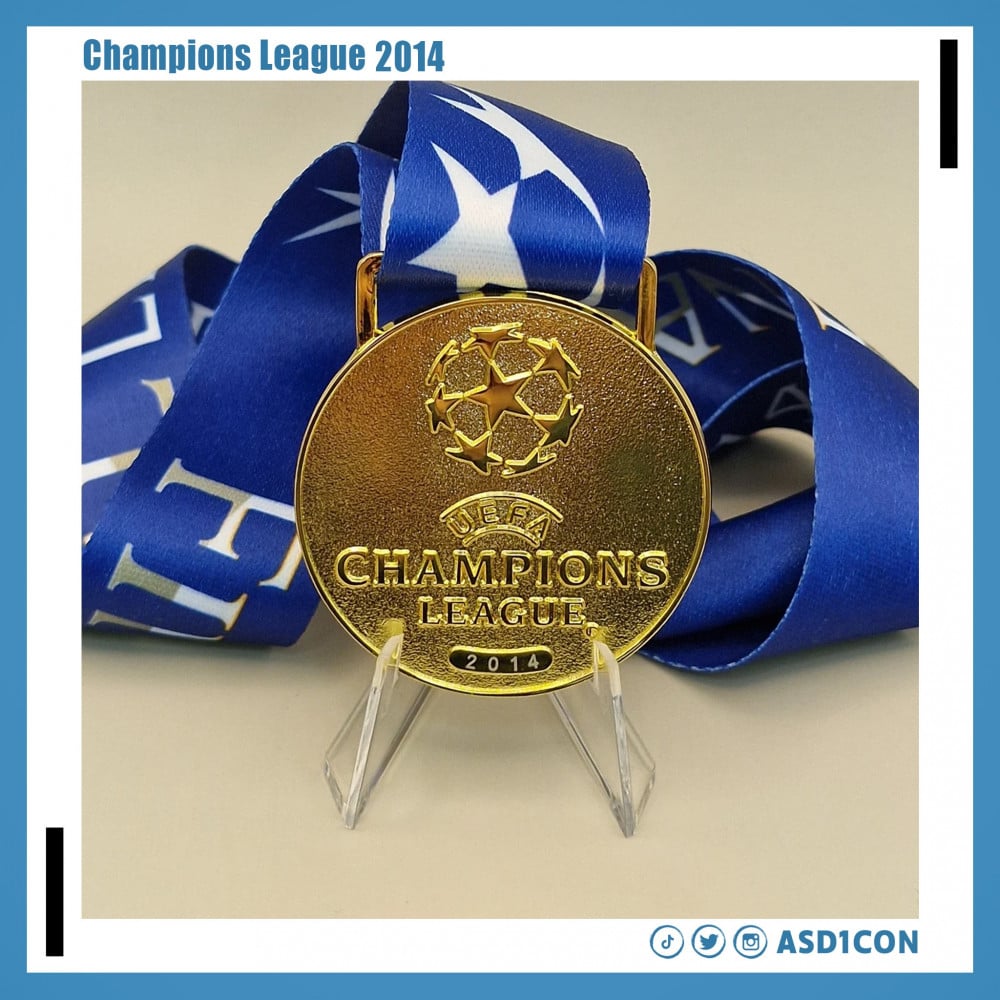 ميدالية ذهبيه بطل اوروبا 2014 - ريال مدريد العاشرة