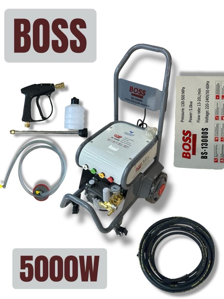 مضخة غسيل ضغط عالي 5000 واط – Boss