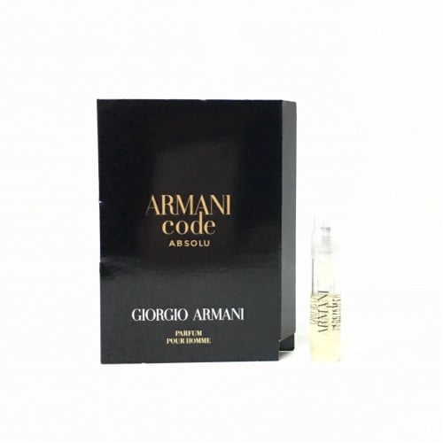 Armani Code Absolu Eau de Parfum sample Basma Perfume Store