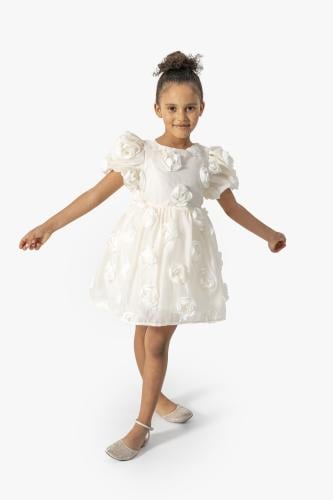 فستان سكري أكمام قصيرة