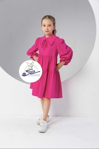 فستان ساده كم طويل