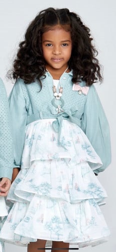 فستان مورد قطعتين + اكسيوتر