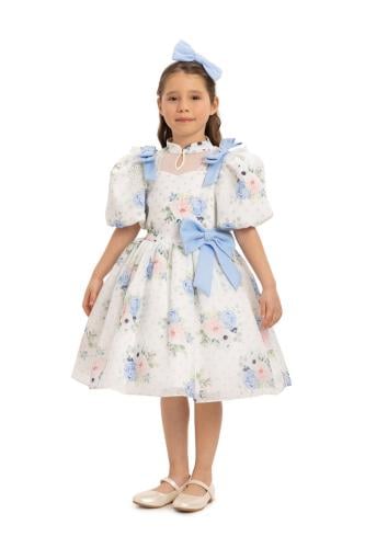 فستان مورد + طوق