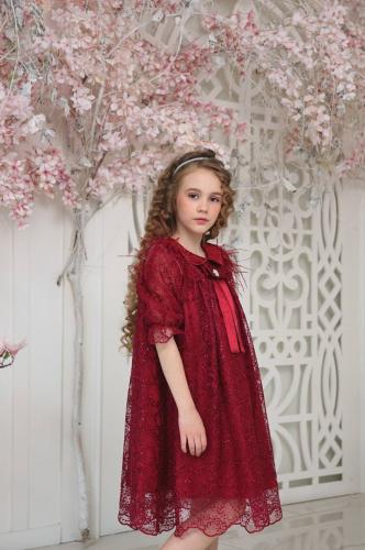 فستان ناعم  + طوق