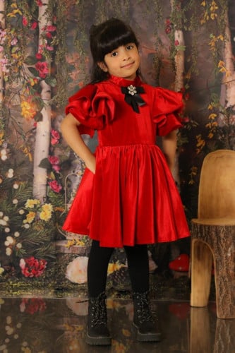 فستان مخمل فخم