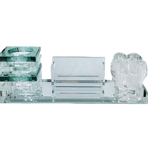 Crystal dental office stand