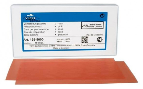 one pic preparation wax pink