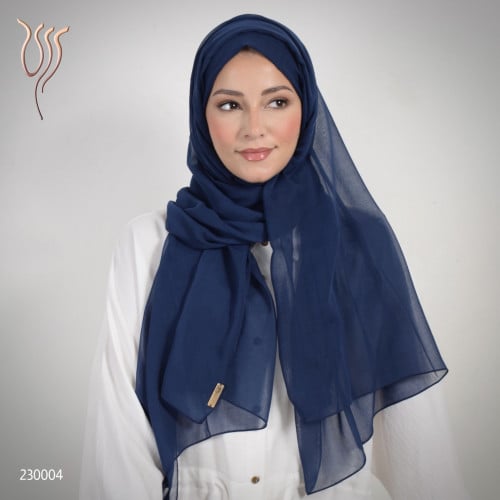 طرحة بوال سادة كحلي طبقة واحدة