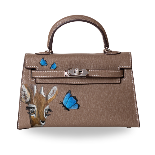 حقيبة الغزال والفراشات | GAZELLE & BUTTERFLIES BAG