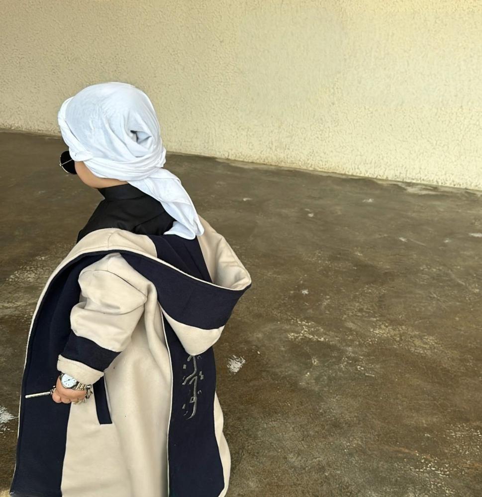 فروه شتوي ولادي بالاسم دبل فيس مع شال