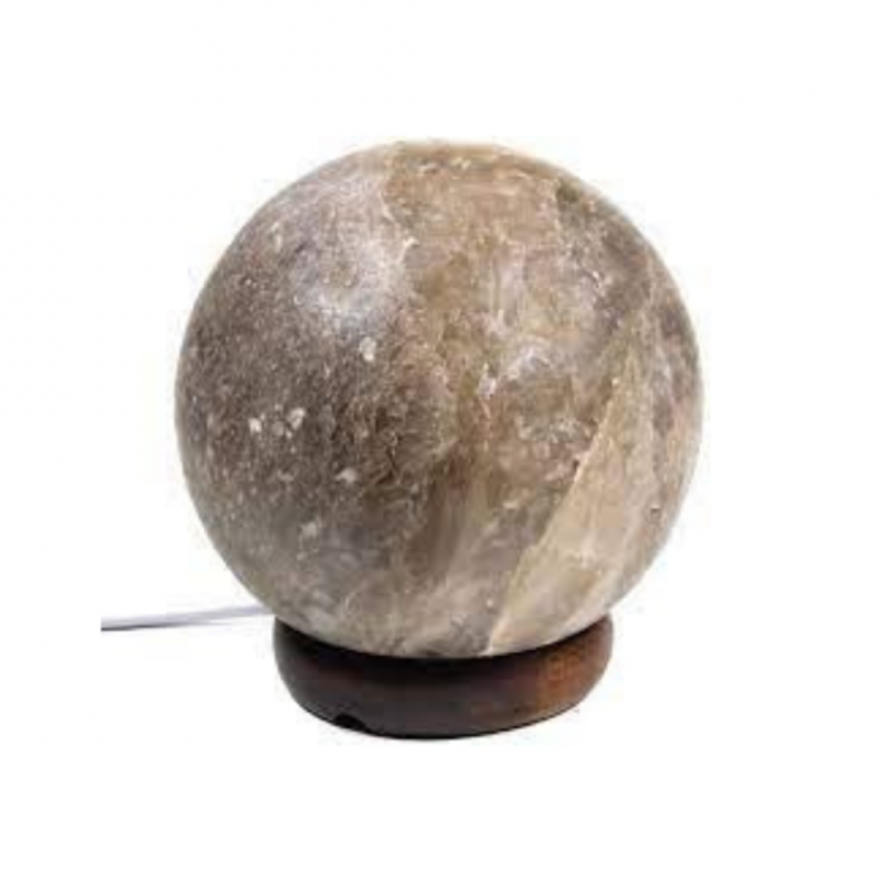 أبجورة ملح الهيمالايا الرمادي الشكل الكروي