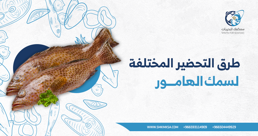 كيفية تحضير سمك الهامور بطرق مختلفة وكم يحتاج سمك الهامور بالفرن؟