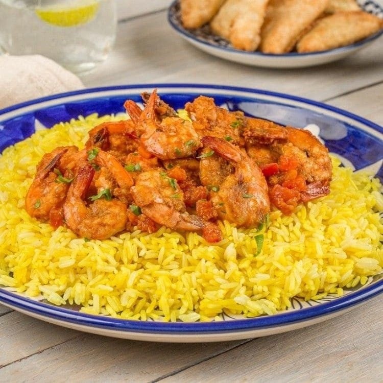 طريقة عمل كبسة روبيان - سمكمك