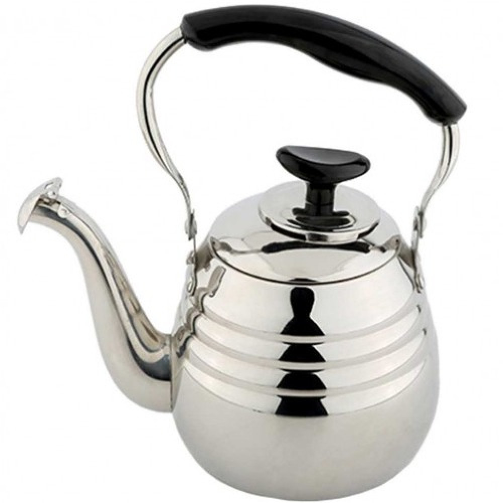 ابريق صياح حلزوني استانلس استيل 5لتر