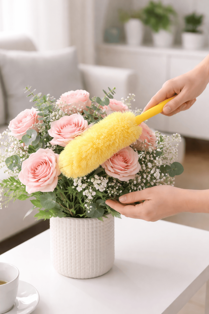 كيف-انظف-الورد-الصناعي-من-الغبار-الهدية-الحديثة