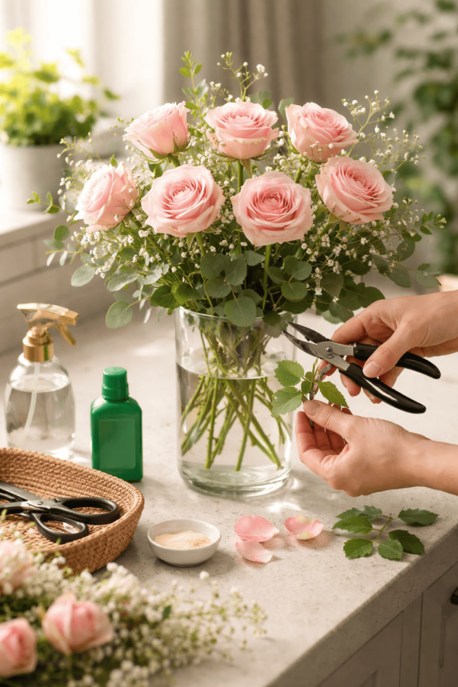 كيف-نحافظ-على-الورد-من-الذبول-الهدية-الحديثة
