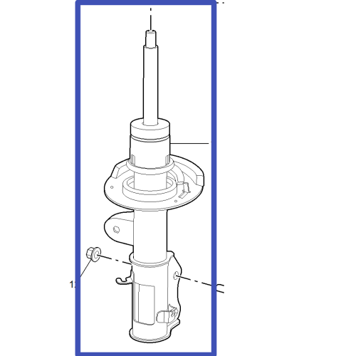 مساعد امامي يمين ام جي  MG 6