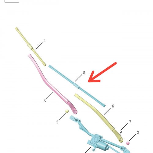 مساحات امامي يسار جيلي توجيلا