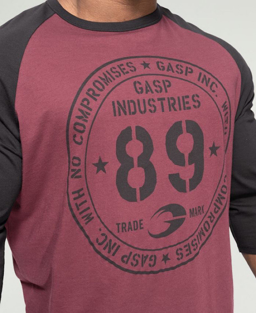 gasp raglan long sleeve tee