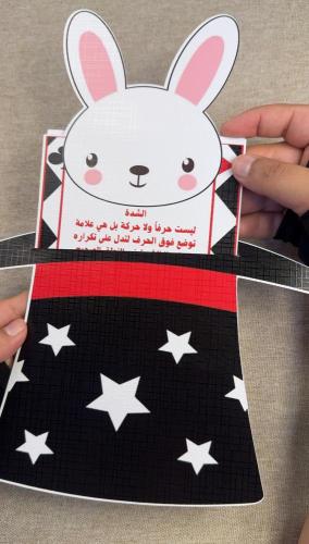 مطوية الشدة الأرنب والقبعة ( ملف pdf رقمي ليس مطبوع )