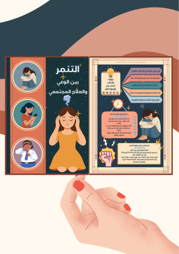 مطوية عن التنمر ( ملف رقمي pdf ليس مطبوع)