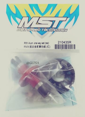 MST RMX Alum. one way set (Red) 210435R for RC