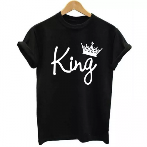 تيشيرت رجالي بطباعة King