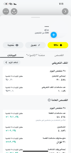 حساب 30k مشترك صانع محتوى بالردود بيوزر شبه رباعي...