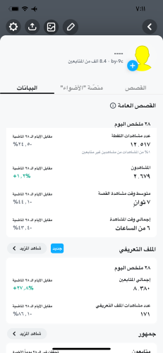 حساب 8.4k مشترك صانع محتوى مشاهداته 5k بيوزر شبه ر...