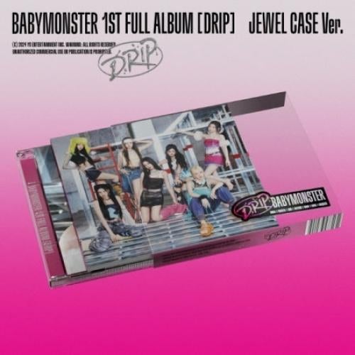 BABYMONSTER - [DRIP] 1st FULL Album JEWEL CASE Ver...