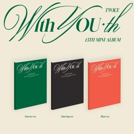 TWICE - [WITH YOU-TH] 13th Mini Album RANDOM Versi...