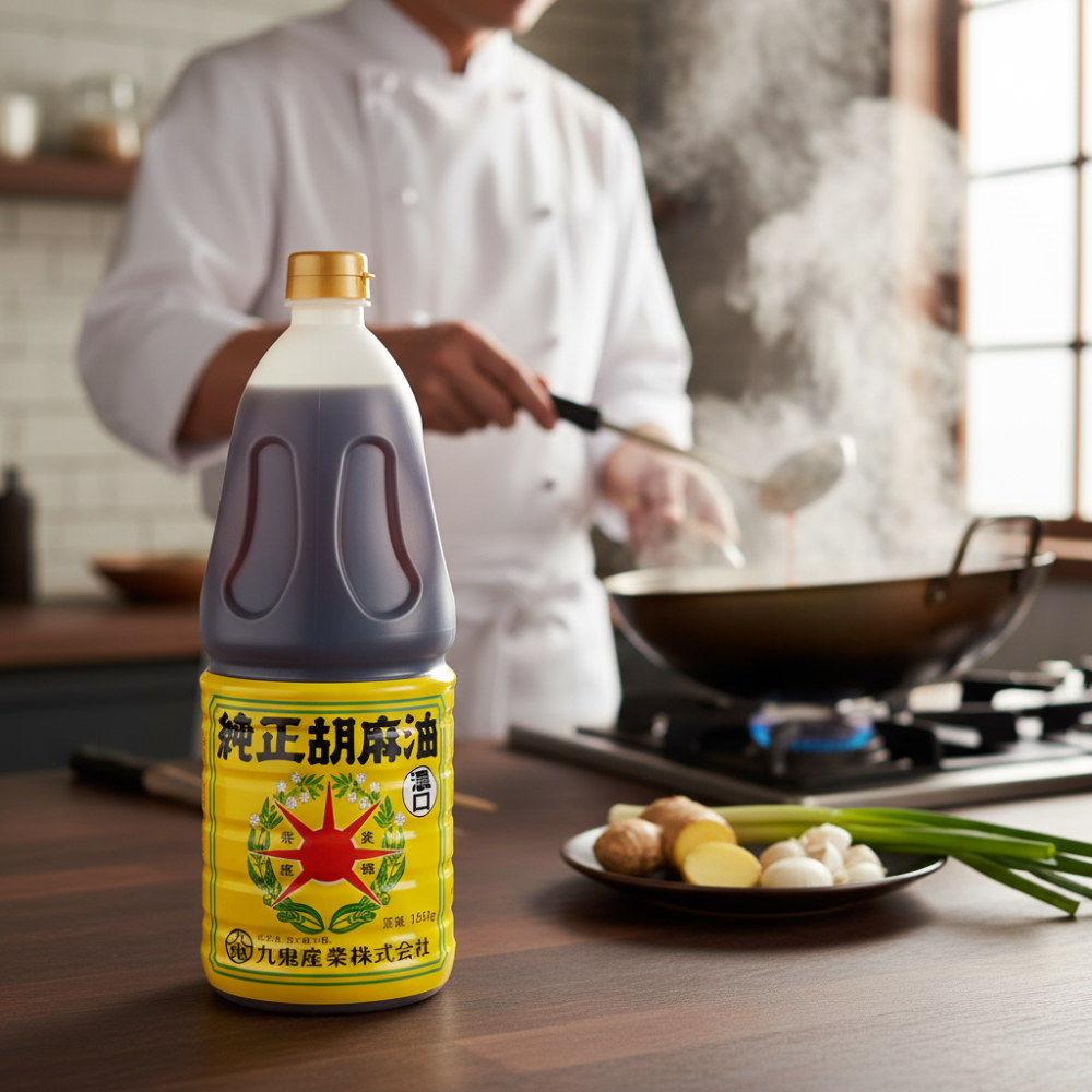 زيت السمسم المحمص - كوكي