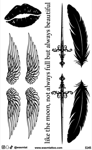 تاتو وسم الأعشاب المؤقت (S145)