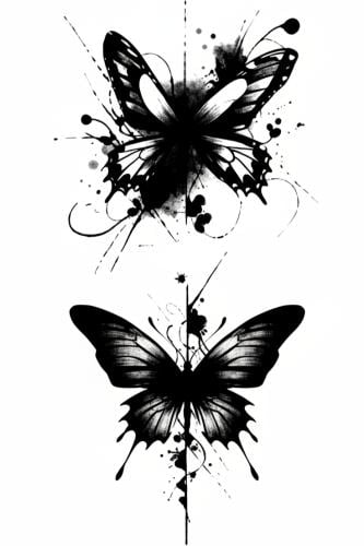 تاتو وسم الأعشاب المؤقت (1119)