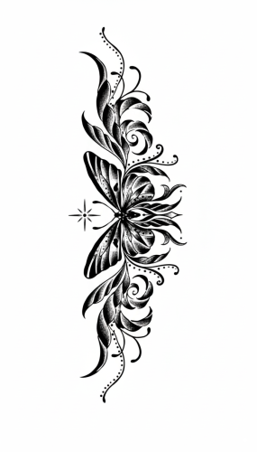 تاتو وسم الأعشاب المؤقت (869)