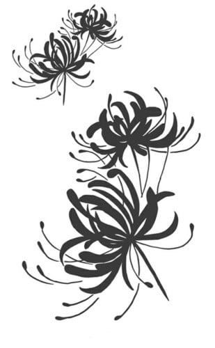 تاتو وسم الأعشاب المؤقت (093)