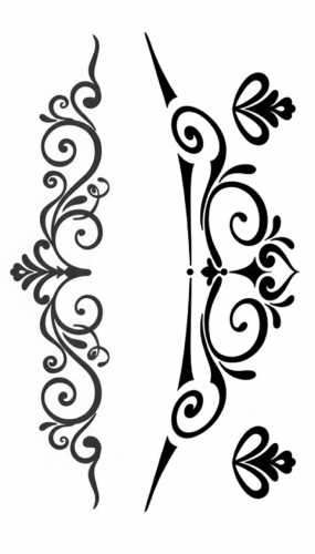 تاتو وسم الأعشاب المؤقت (019)