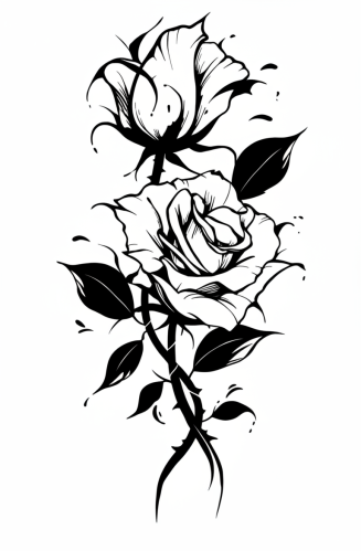 تاتو وسم الأعشاب المؤقت (1116)