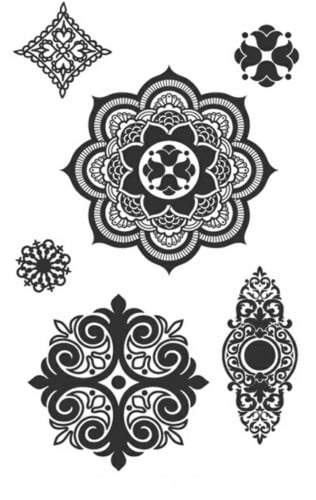 تاتو وسم الأعشاب المؤقت (240)