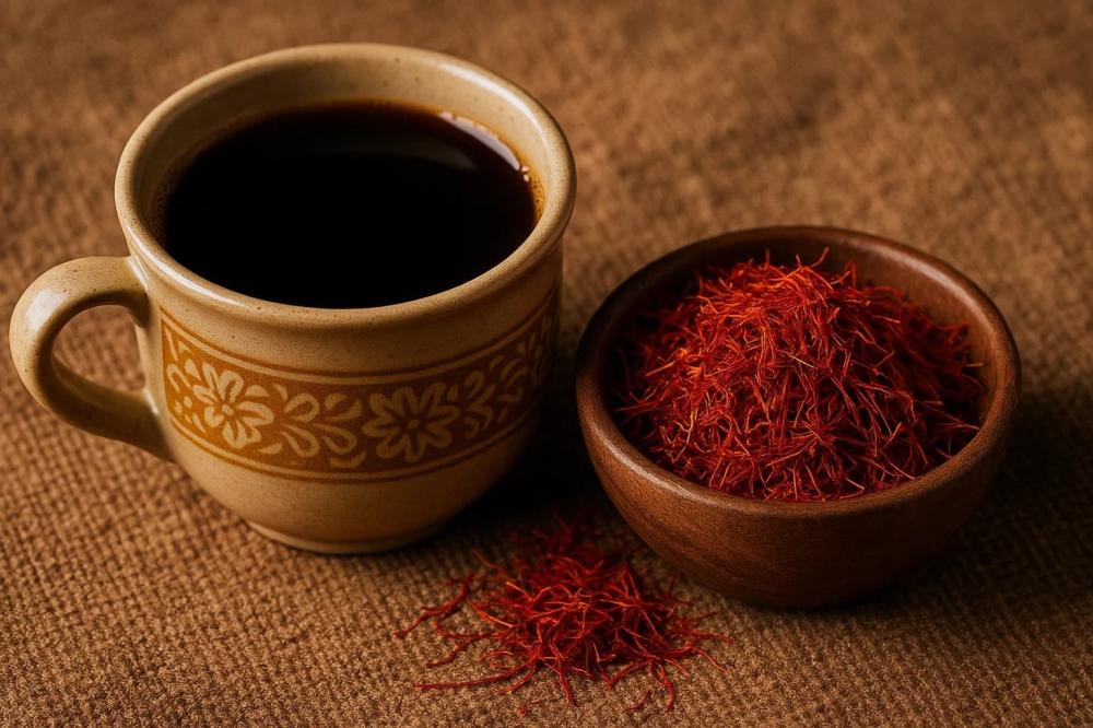 قهوه وزعفران