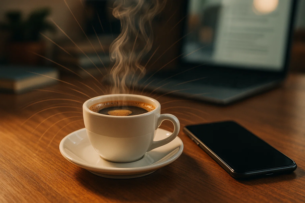 القهوة والتركيز