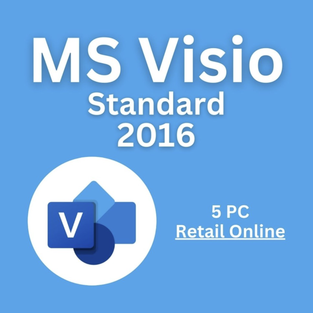 Visio 2016 Standard 5PC [Retail Online]