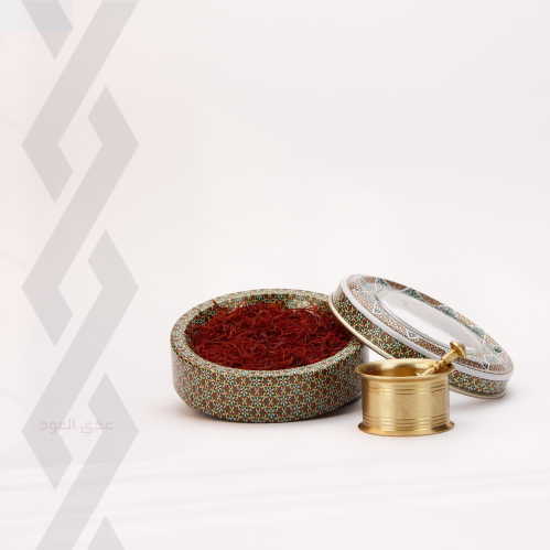 علبة زعفران فاخرة