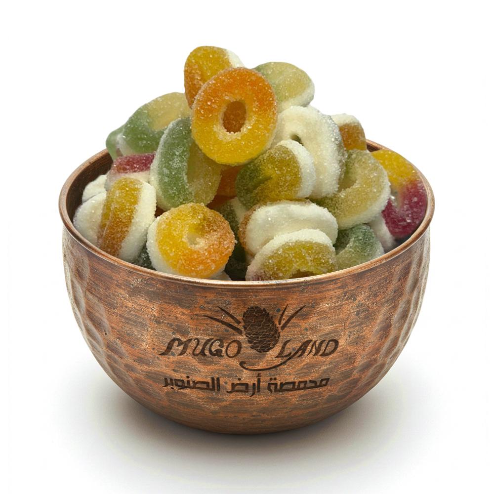 حلوى جيلي حلقات مشكلة بالسكر  R878