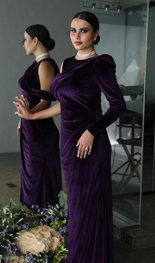LAVENDER Velvet Dress