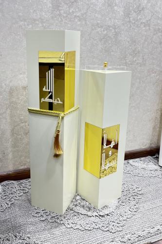 طقم مبخرة استقبال خشب